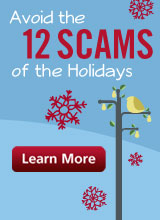 Avoid the 12 SCAMS of the Holidays